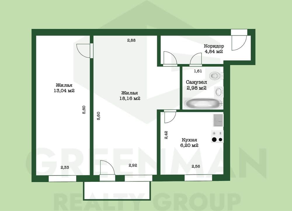 Отличный вариант для реализации Ваших идей! | Агентство недвижимости Greenman Realty Group