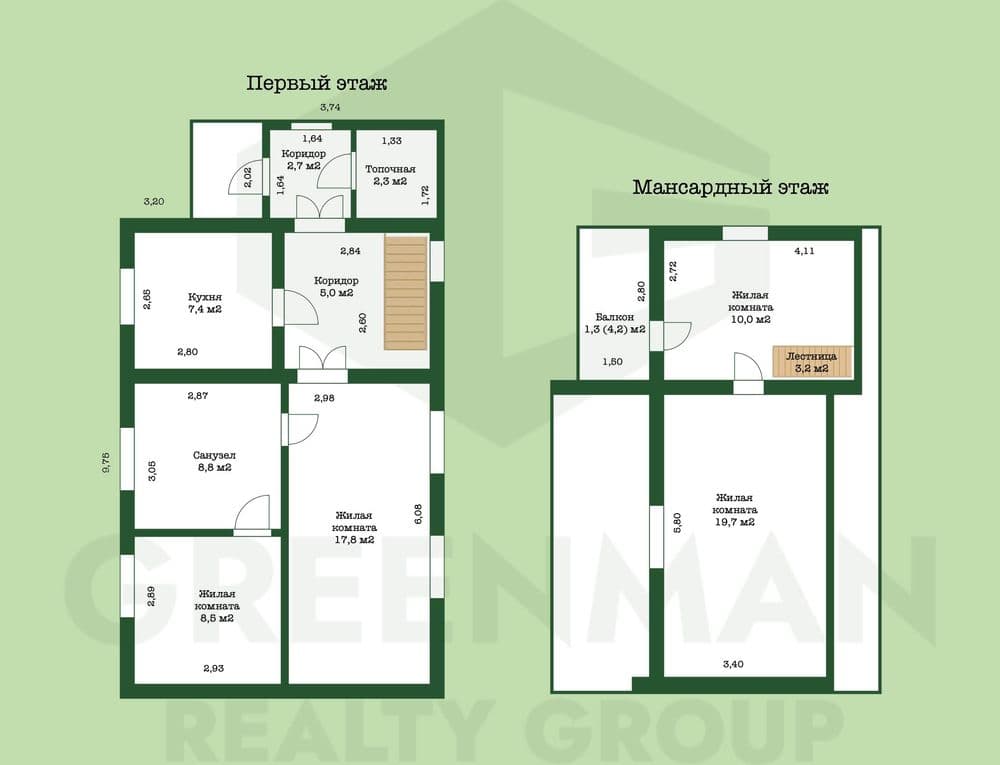 Дом с участком в г. Молодечно 55км от МКАД | Агентство недвижимости Greenman Realty Group