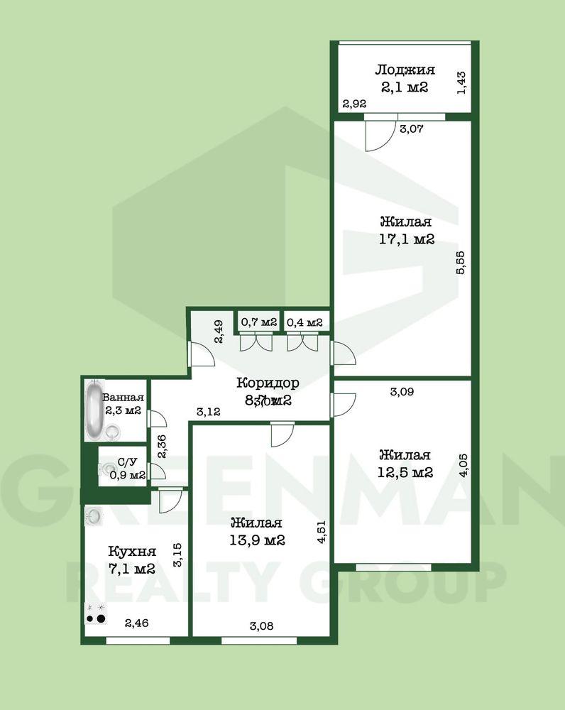 Квартира, в которой вам точно захочется жить. | Агентство недвижимости Greenman Realty Group