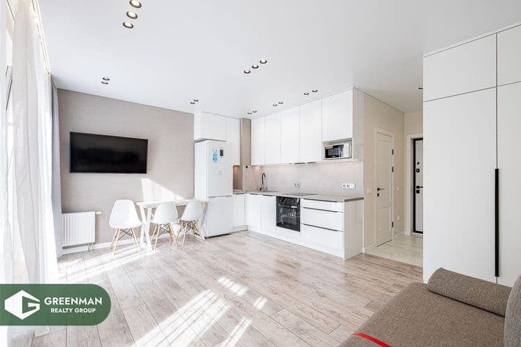 Светлая квартира студия с хорошим ремонтом! | Агентство недвижимости Greenman Realty Group