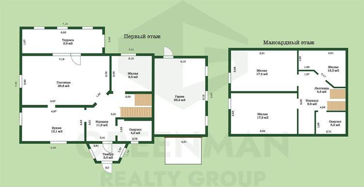Продается двухуровневый дом в отличной локации | Агентство недвижимости Greenman Realty Group