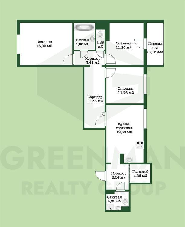 ул.Авиационная д.57 в Сиреневом квартале Новой Боровой. | Агентство недвижимости Greenman Realty Group