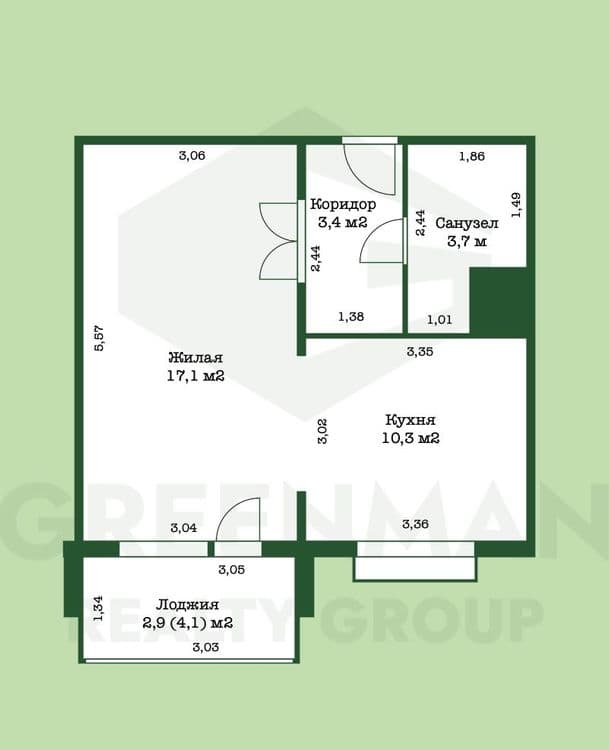 Новостройка с ремонтом в ЖК Новая Боровая | Агентство недвижимости Greenman Realty Group