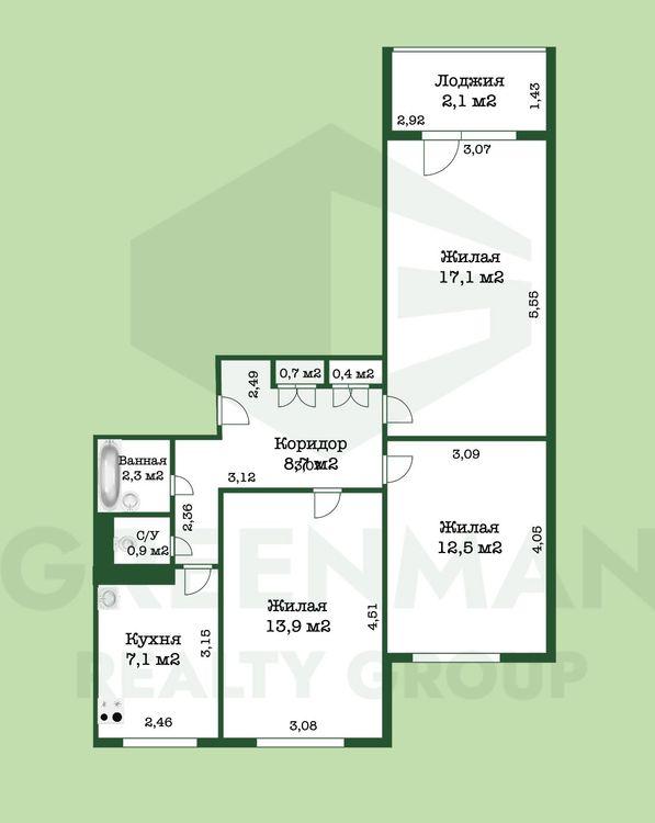 Квартира, в которой вам точно захочется жить. | Агентство недвижимости Greenman Realty Group