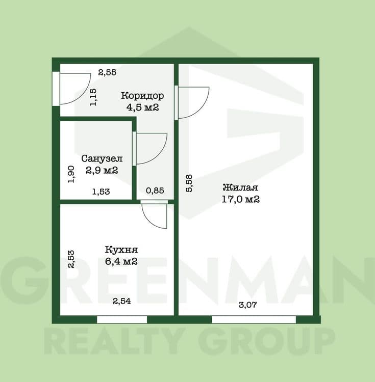 Квартира на пр-те Димитрова, 39 | Агентство недвижимости Greenman Realty Group