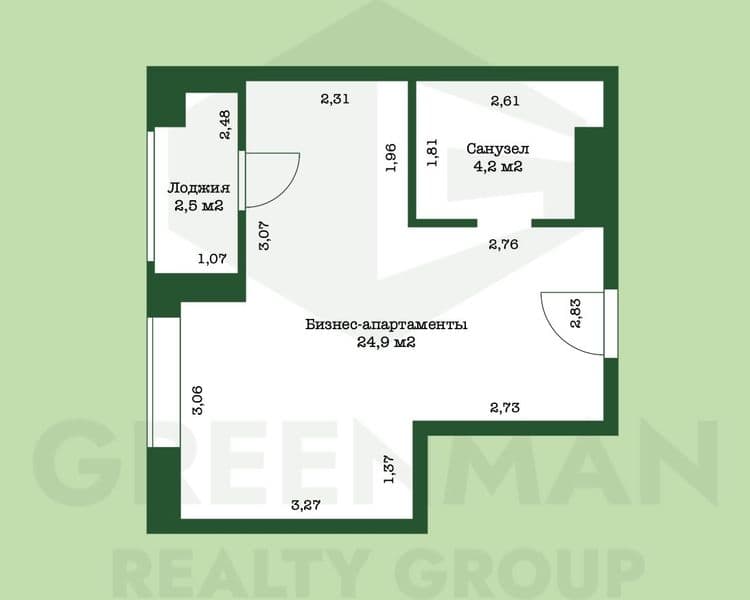 Просторные апартаменты с шикарной панорамой! | Агентство недвижимости Greenman Realty Group