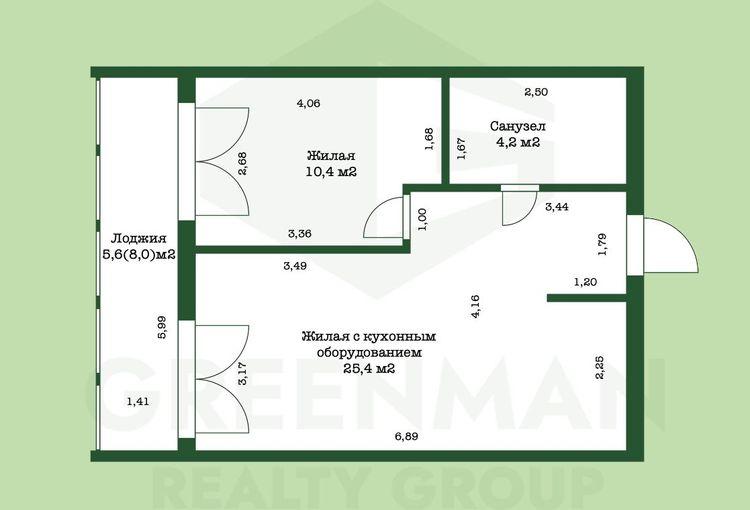 Евродвушка с живописным видом | Агентство недвижимости Greenman Realty Group