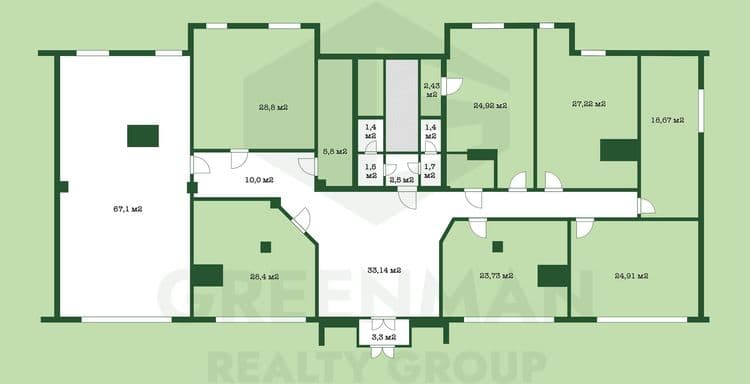 Аренда офиса возле ст.м. Уручье. | Агентство недвижимости Greenman Realty Group