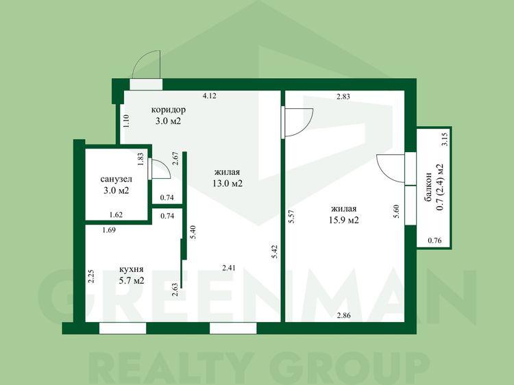 Приятная хрущевка для жизни или аренды | Агентство недвижимости Greenman Realty Group