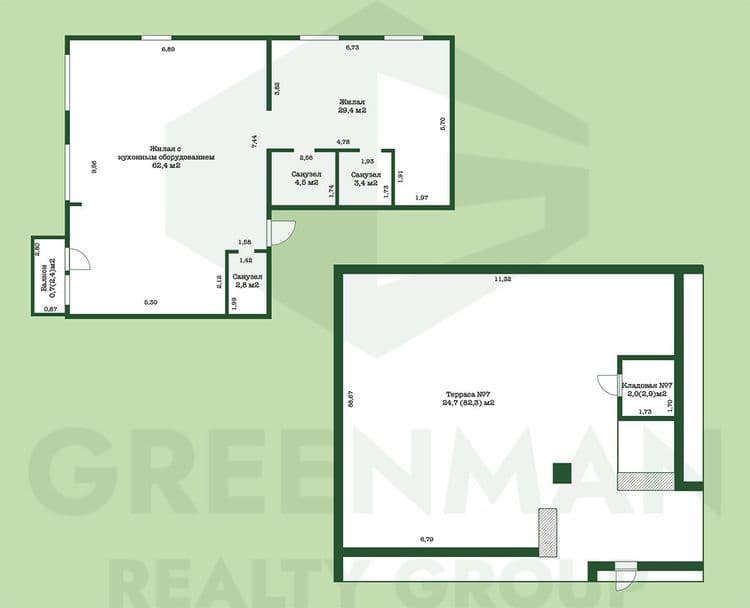 Новостройка с террасой на крыше и парковочным местом! | Агентство недвижимости Greenman Realty Group